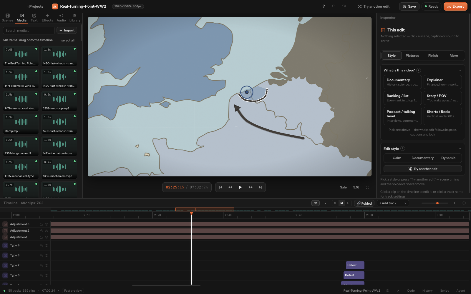 The editor